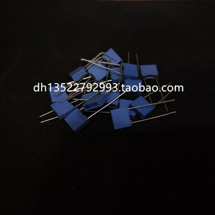 校正电容 104 100V 104J100 100nF 0.1UF 蓝色方块电容 1000个/包