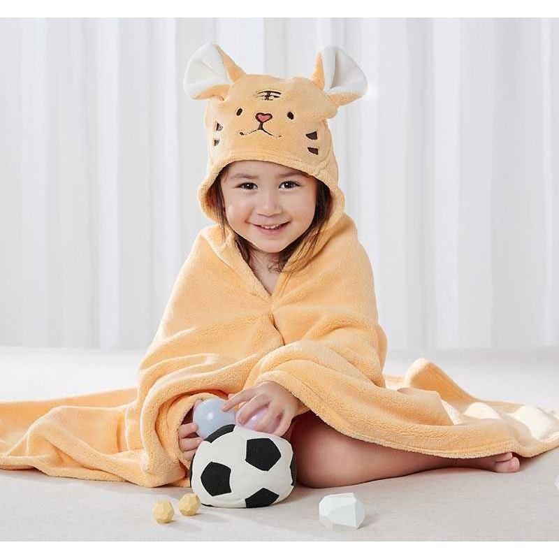 晚棉棉儿童浴袍宝宝浴巾带帽柔软速干吸水新生儿毛巾婴儿斗篷盖毯,婴童用品,浴巾,淘宝优惠券,粉丝福利购,淘宝优惠卷