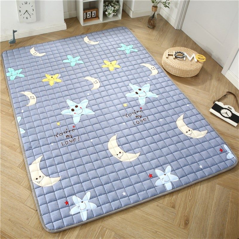 全棉爬行垫婴儿无毒无味宝宝爬爬垫加厚家用地垫折叠游戏垫可机洗