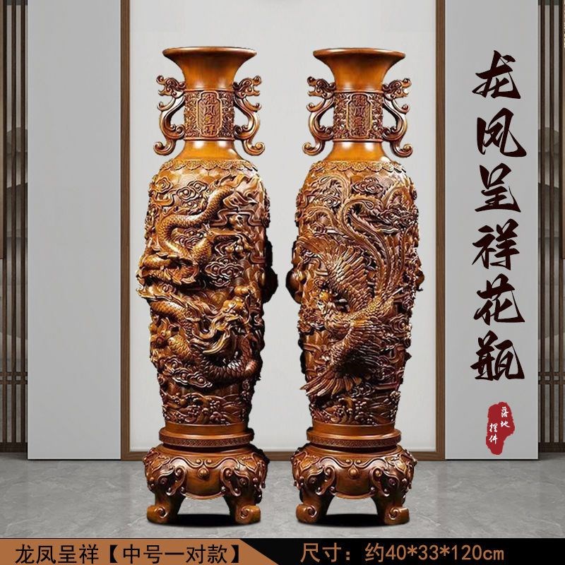 客厅摆件落地公仔一对电视柜旁边工艺品乔迁新居R礼品客厅大型落