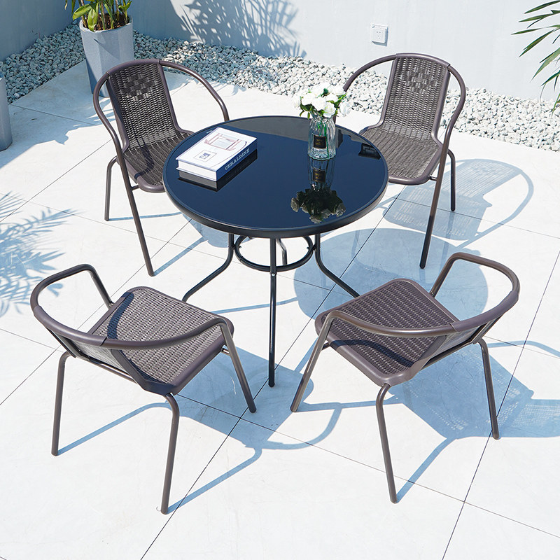 户外桌椅庭院带伞室外休闲椅露天铁艺露台花园遮阳伞商用茶桌防晒,住宅家具,桌椅套件,淘宝优惠券,粉丝福利购,淘宝优惠卷