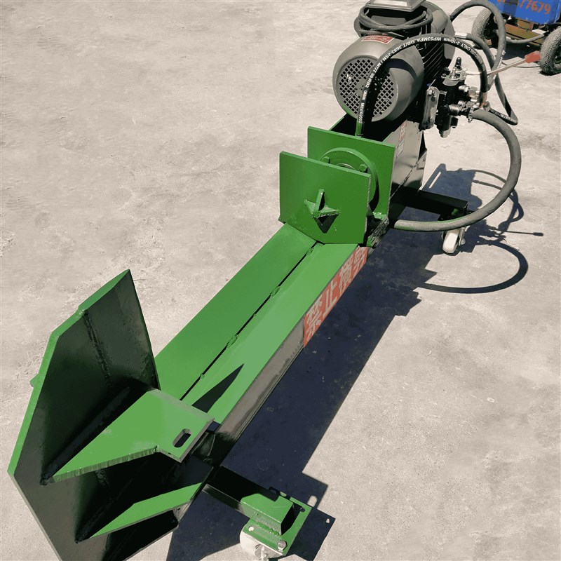 20吨压力劈木机一字刀劈材机液压款树根电动液压破木机劈柴机