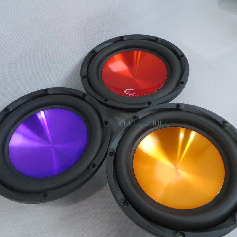 10寸大功率重低音纯低音炮喇叭单元 车载影音改装配件 38芯橡胶边
