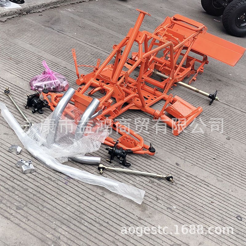 250cc沙滩车加厚全车车架 大火星沙滩车铁架总成 改装四轮摩托车