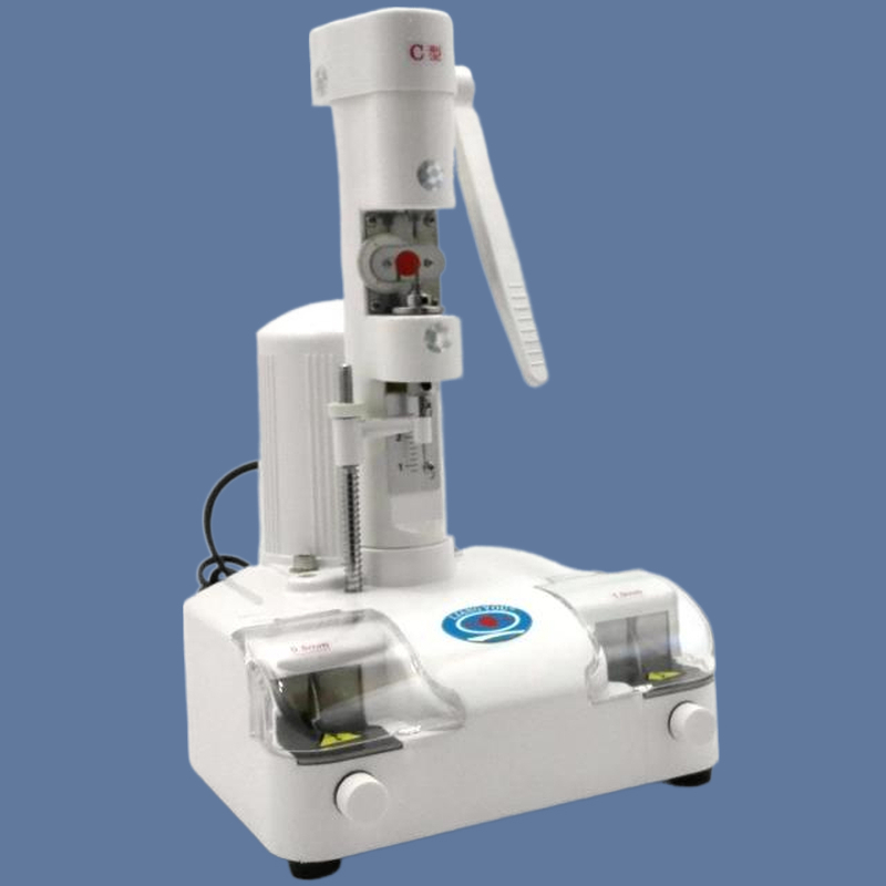 无框镜片孔锯槽一体机镜片孔机锯槽机眼镜加工设备无框眼镜