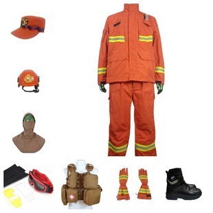 中国森林消防防火服双层加厚芳纶阻燃隔热扑火服15款森警灭火战斗