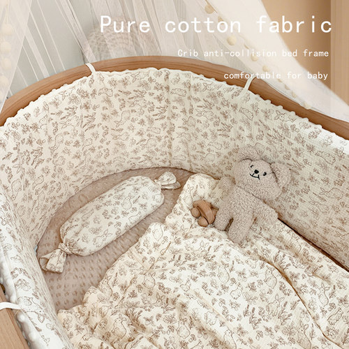 gillybear婴儿床床围加厚防撞