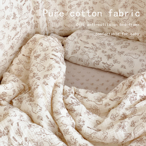 gillybear床笠全棉纱布