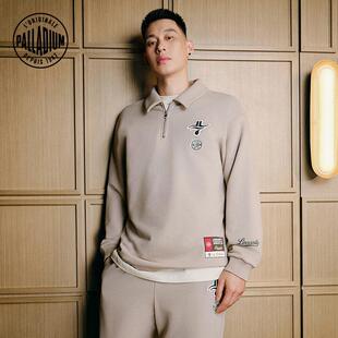 【林书豪联名款】PALLADIUM帕拉丁上装休闲男女款翻领卫衣1011219