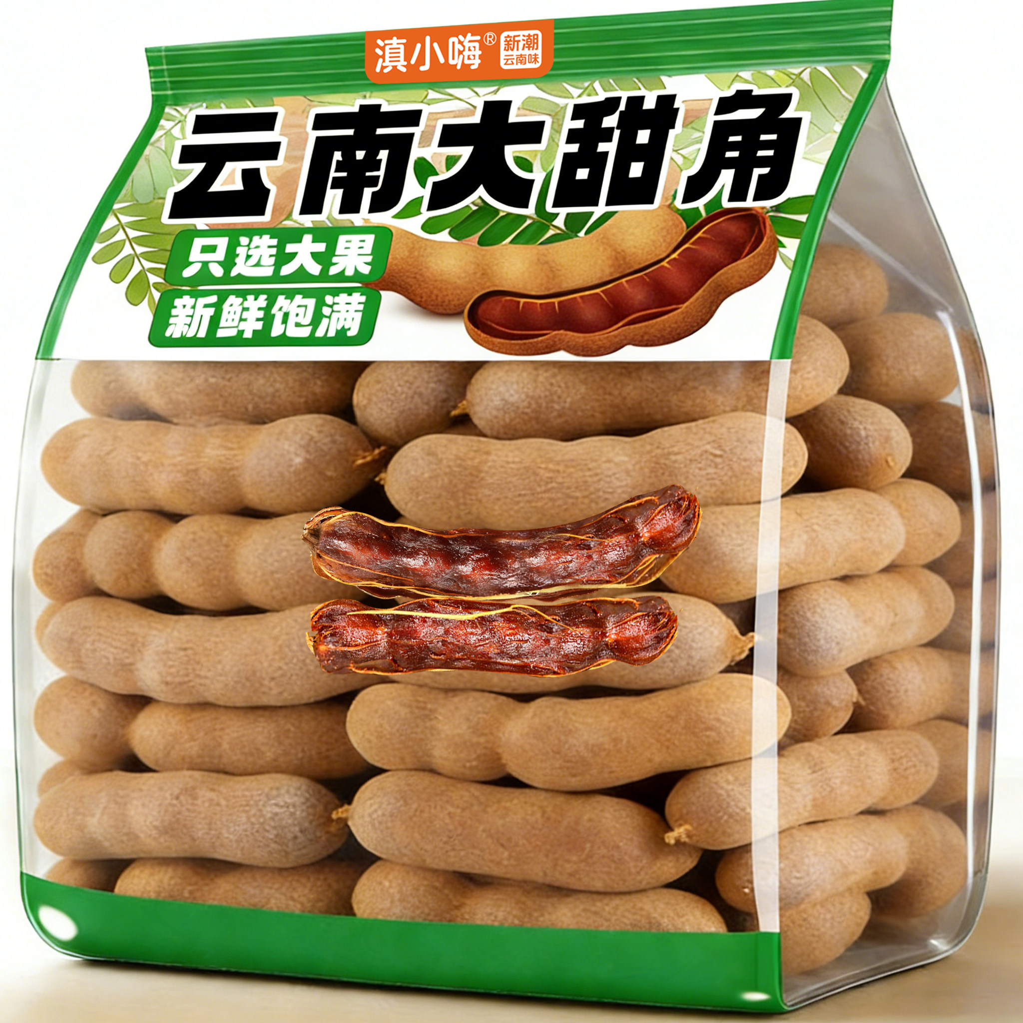 罗望子酸甜角云南特产新鲜大甜角孕妇零食品甜酸角酸甜豆角酸枣糕