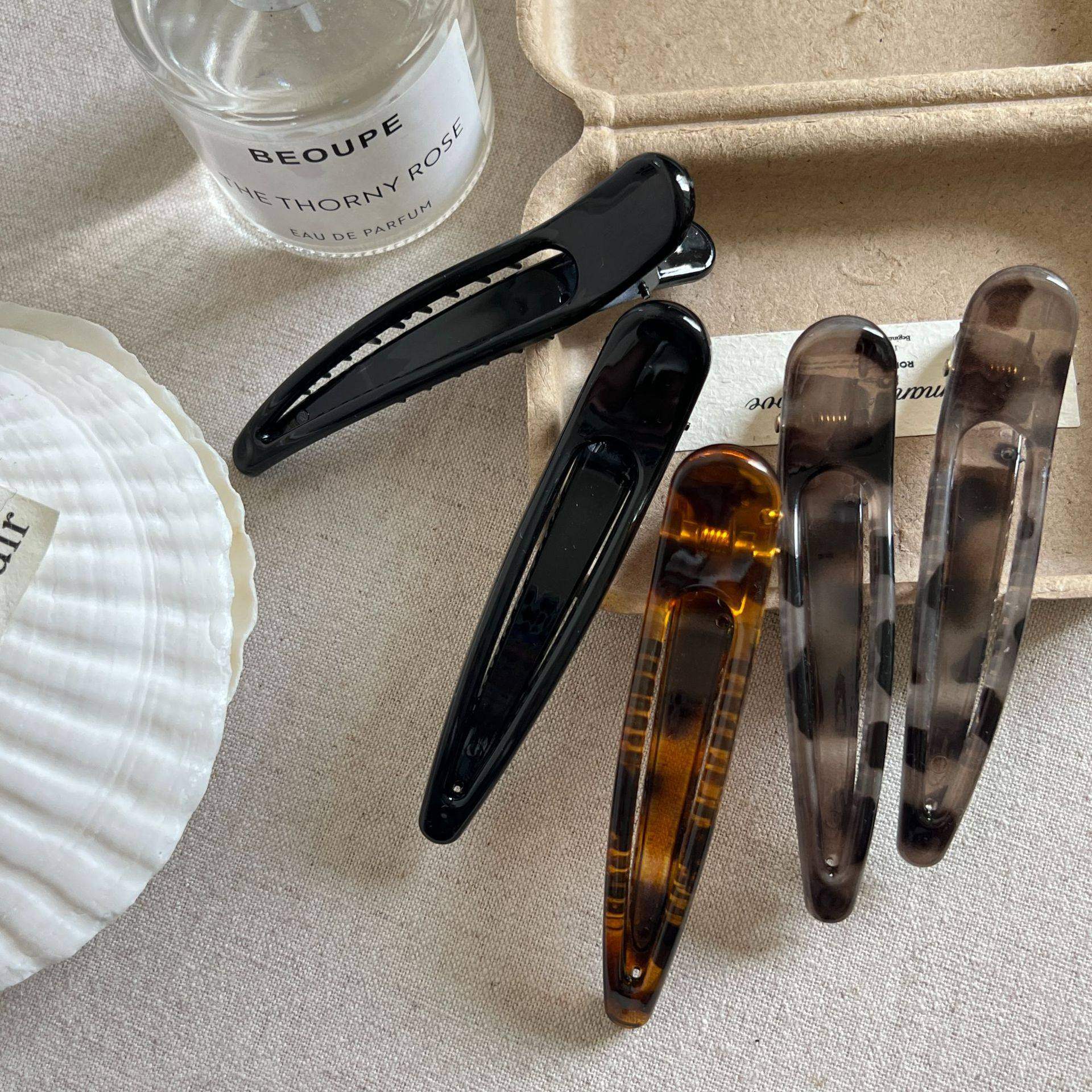 2026新款秋冬豹纹鸭嘴夹发夹女后脑勺盘发一字夹子头饰发卡刘海夹,饰品/流行首饰/时尚饰品新,发饰,淘宝优惠券,粉丝福利购,淘宝优惠卷