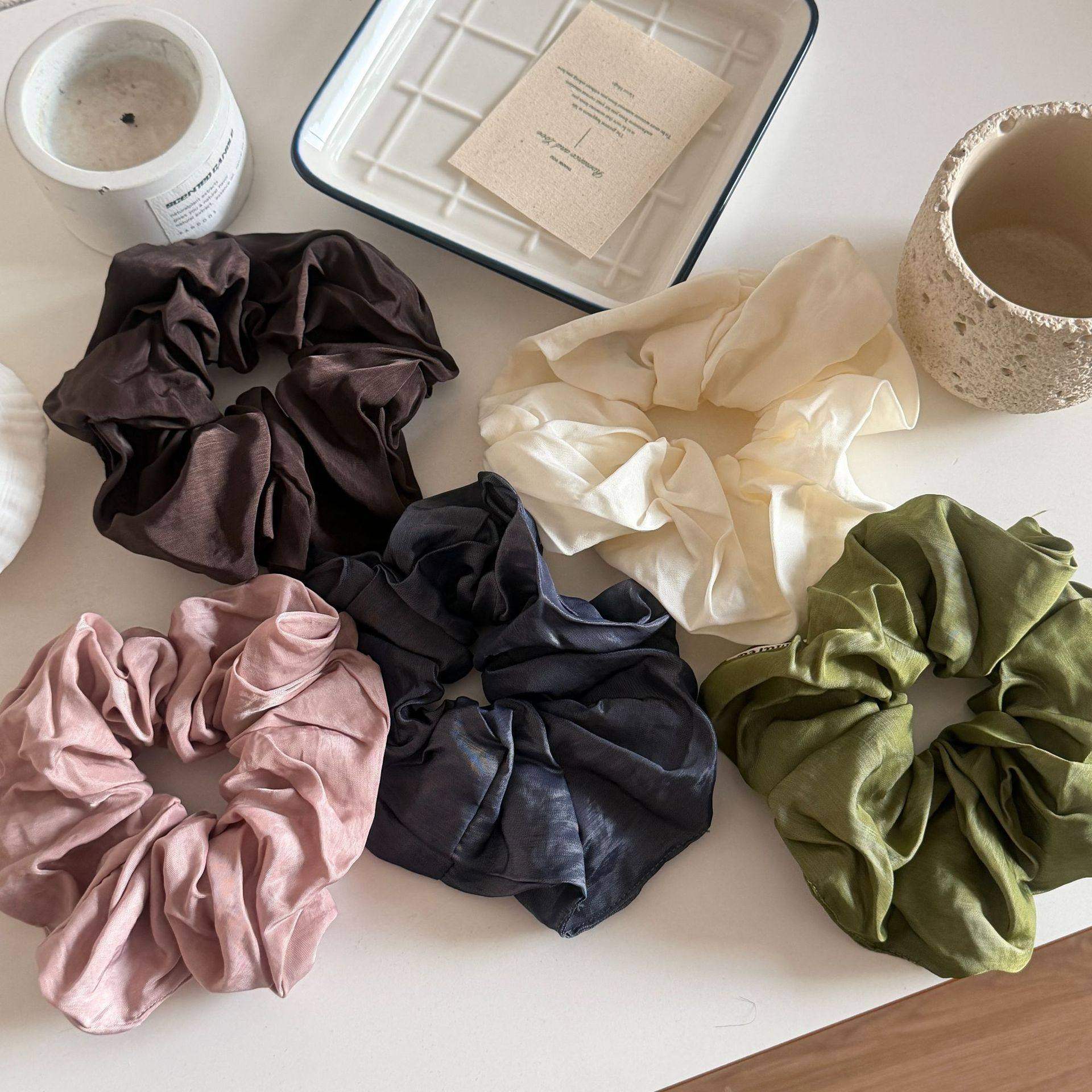 慵懒风蓬松纯色大肠发圈女后脑勺扎头绳头花头饰发饰2026新款发绳,饰品/流行首饰/时尚饰品新,发饰,淘宝优惠券,粉丝福利购,淘宝优惠卷