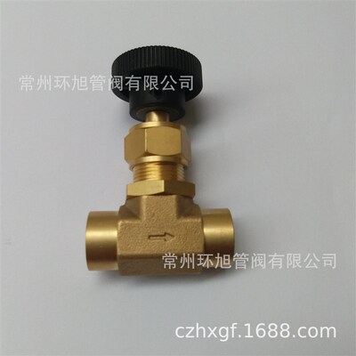 厂家直销,大量现货供应各种黄铜材质可穿板安装的高压,中压针阀