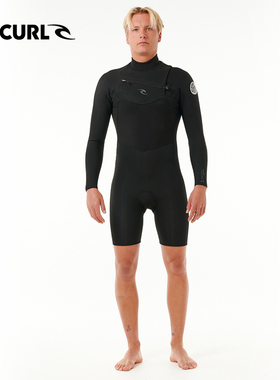 澳洲RIPCURL日初卫士湿衣男2mm胸前拉链保暖防寒冲浪服潜水服