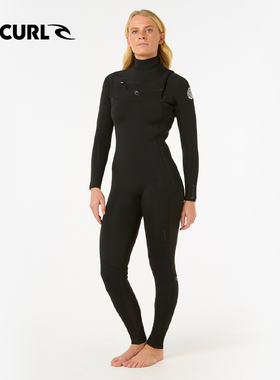澳洲RIPCURL日初卫士防寒湿衣女3/2mm胸拉保暖专业冲浪服潜水服