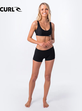 澳洲RIPCURL G雷1mm泳裤女高弹防晒平角短裤保暖速干沙滩冲浪裤