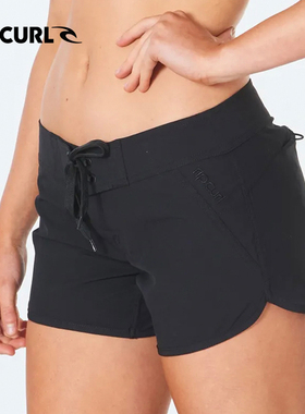澳洲RIPCURL沙滩裤女速干可下水防晒海边游泳冲浪短裤潜水泳裤