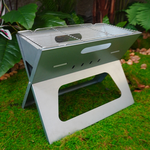 户外烧烤炉可折叠便携式 VANUKOK 烧烤架家用无烟碳烤炉露营野餐