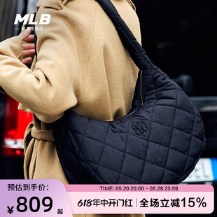 MLB男女情侣时尚 BQL09 新款 云朵包休闲斜挎包通勤腋下包24春季