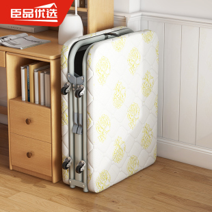 午休折叠针织绵单人床家用午睡神器行军床成人加固硬板床双人小床