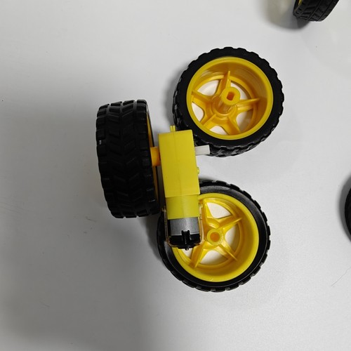 适合TT轴橡胶车轮 循迹小车配件轮胎巡线配件 智能底盘轮子优质