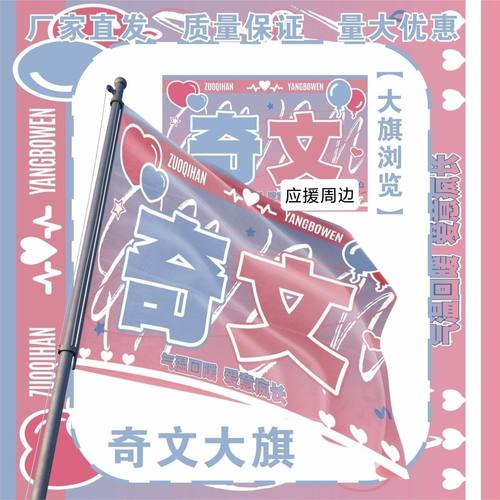 奇文应援大旗TF家族左奇函杨博文应援旗户外演唱会应援旗定制