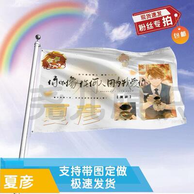 夏彦应援大旗明星帜演唱会