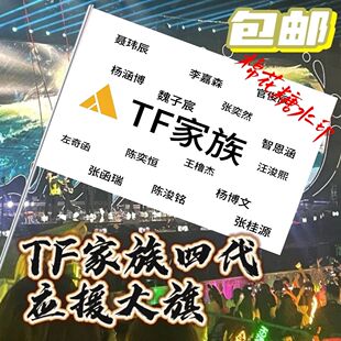 TF家族四代应援大旗饭制TF四代组合应援旗演唱会音乐节户外旗定做
