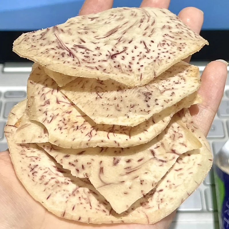 爱惨了！椒盐鲜切芋头干片青柠香芋片原切薄脆休闲健康零食莲木叙