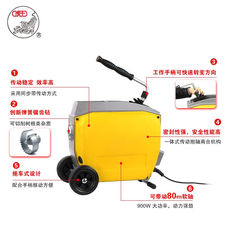 Дноуглубление машина 虎王管道疏通机大功率电动疏通机滚轮式市政下水管道清理机a200g7