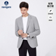 休闲商务西服 外套男薄款 Navigare意大利小帆船春季 灰色西装