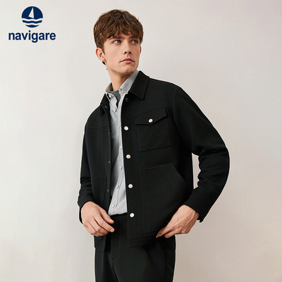 小帆船华夫格休闲夹克