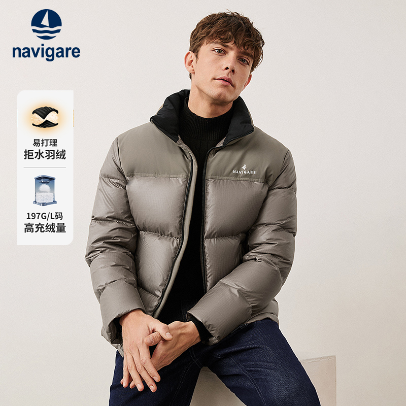 小帆船秋冬新款羽绒服男
