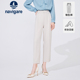 女春季 锥形裤 九分裤 修身 时尚 Navigare意大利小帆船浅色显瘦休闲裤