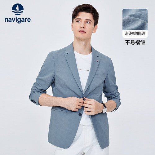 意大利小帆船休闲西装外套男