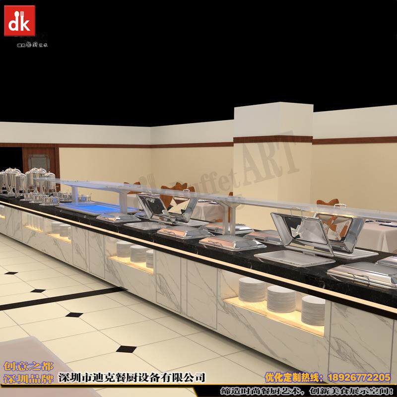 自助餐台面模型自助餐厅图片室内设计环境设计酒店自助餐台尺寸