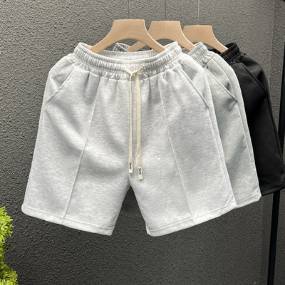潮牌简约休闲短裤男夏薄款五分裤