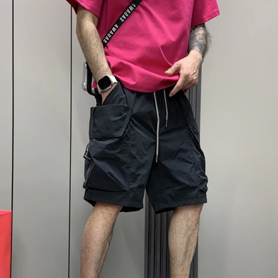 工装短裤男夏季款休闲五分裤机能