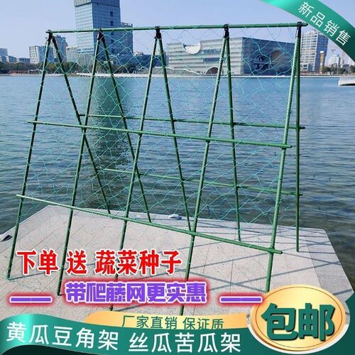 。搭棚子支架黄瓜爬藤架豆角架杆西红柿架种菜蔬菜爬架箱植物支撑