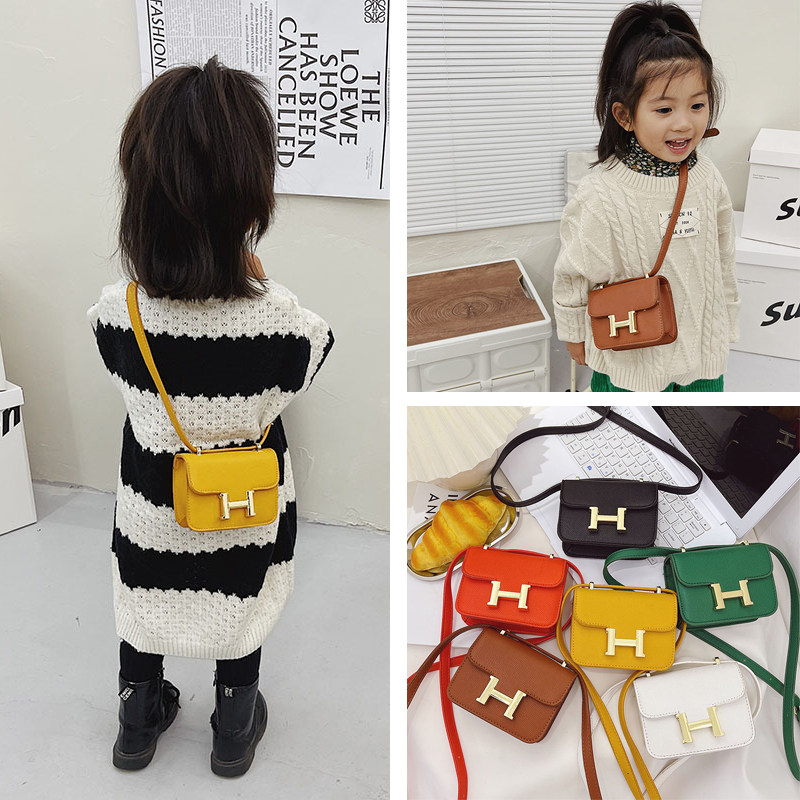 网红儿童斜跨小包2021新款韩糖B果色可爱女童幼儿宝宝小女孩零钱