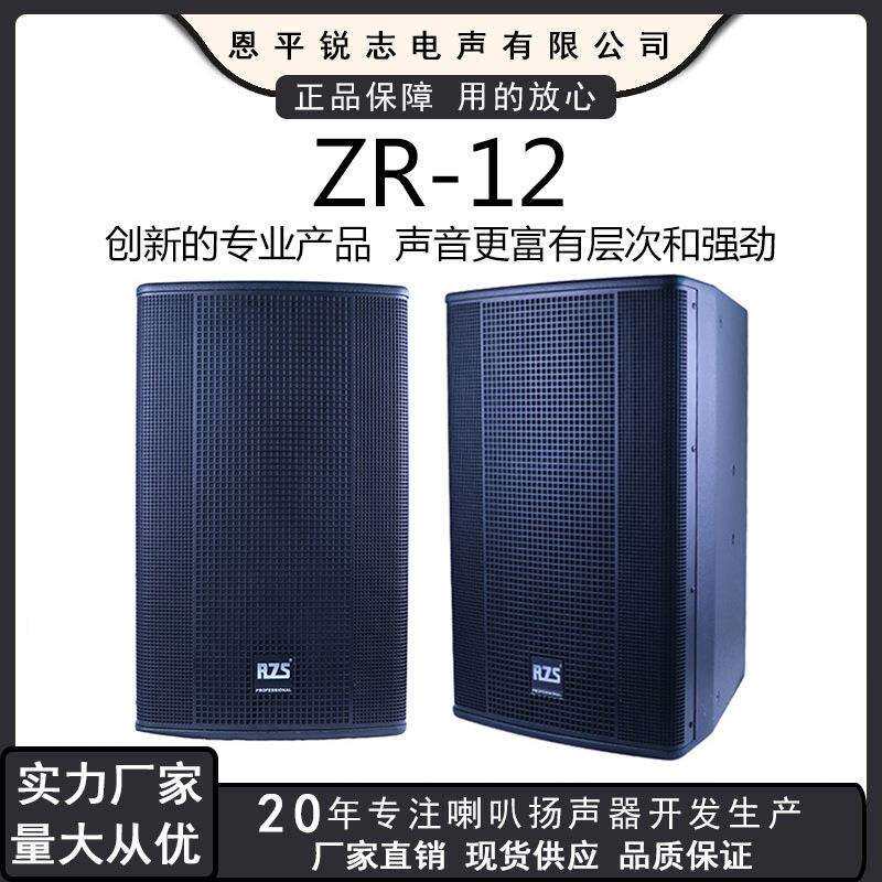 12寸大声压高灵感度家用婚庆音响影院KTV卡拉ok会议全频套装音箱