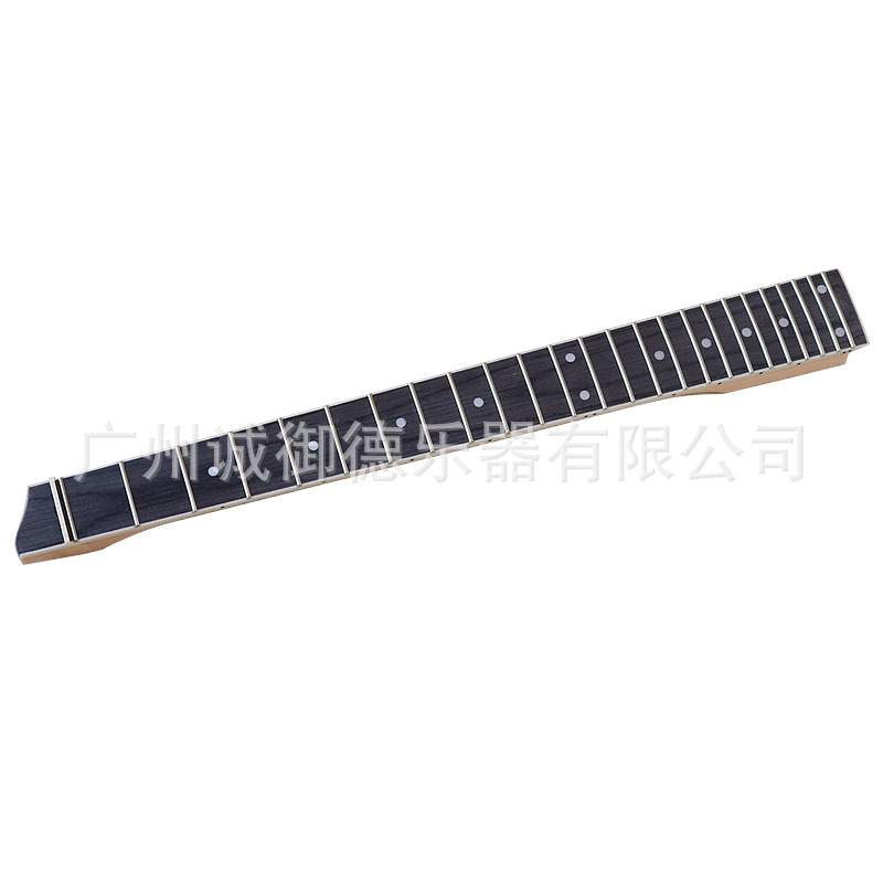 无头琴颈24品 加枫电吉他琴柄哑光吉他DIY折叠静音吉他琴颈配件