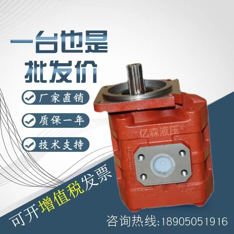 济南泉城液压双联齿轮泵CBG2063/2063装载机液压泵CBG2050/2050