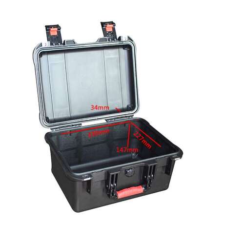 安保得PP-4空箱防摔工具箱安全防护箱PP塑料手提箱仪器仪表箱防水