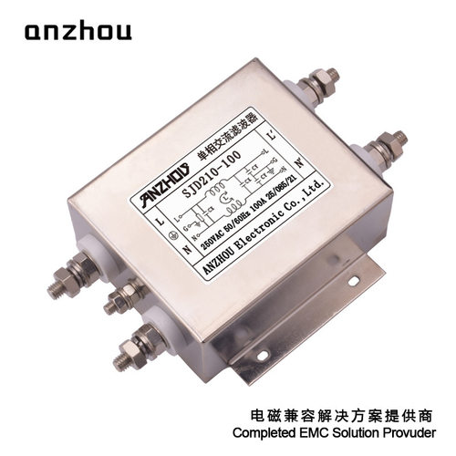EMI FILTER 75A/100A交流单相电源滤波器SJD210-100A/75A