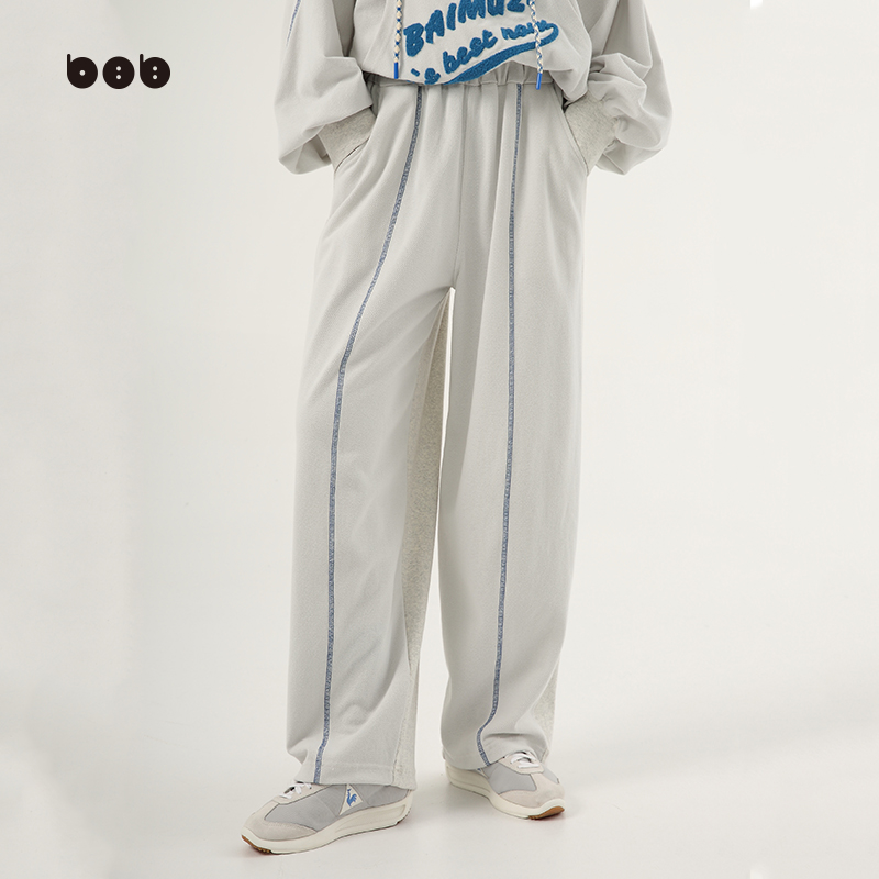 白目自原创设计休闲运动裤卫裤