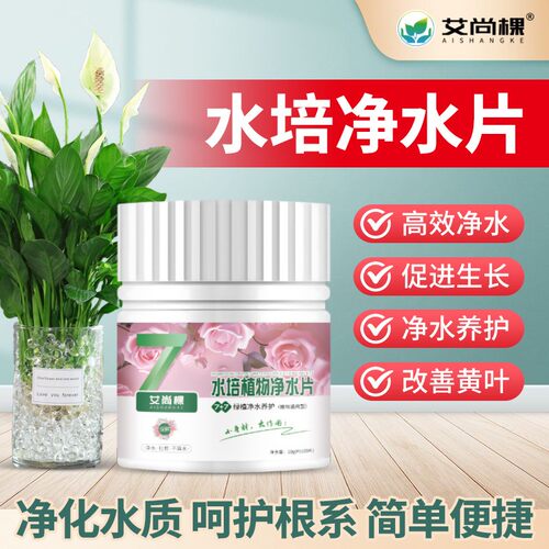 艾尚棵鲜花保鲜免换水净水片