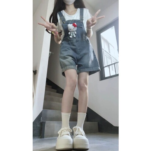 夏季新款叠穿短袖T恤两件套女