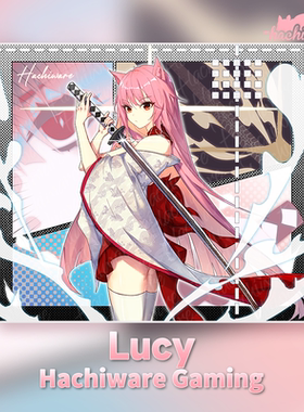 Hachiware[Lucy]二次元游戏鼠标垫图案聚氨酯底胶fps电竞无畏契约