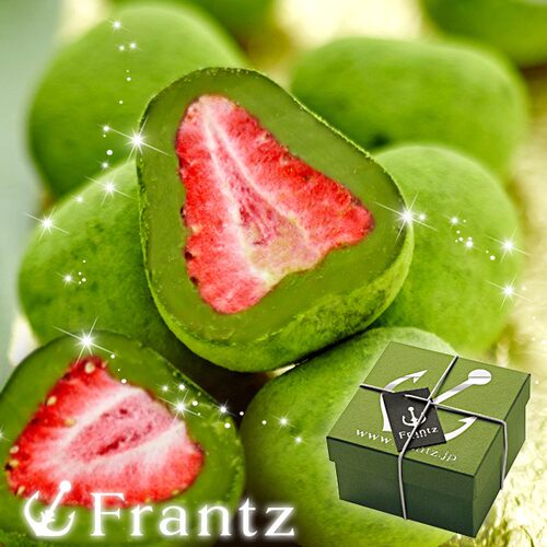 现货当天发frantz草莓冻干巧克力